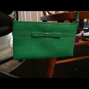 Teal Kate Spade crossbody bag